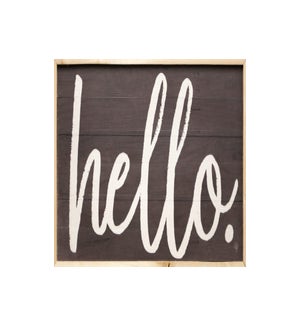 Hello Script Black